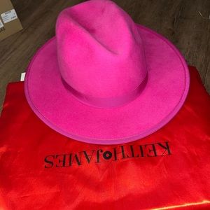 Pink Keith James hat medium